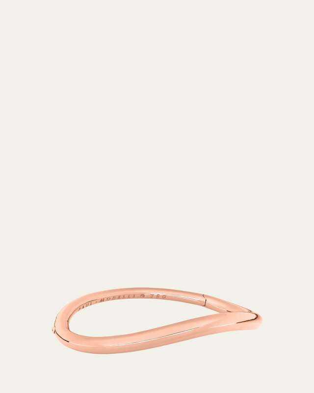 Ultimate Pink Gold Bangle Bracelet